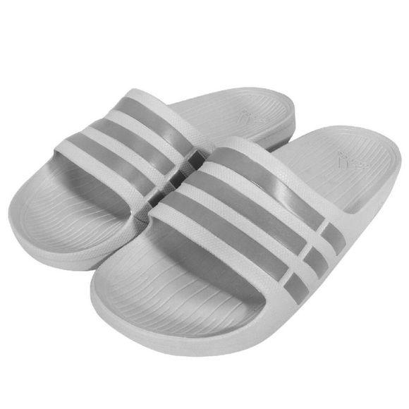 adidas gray slides